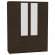 Шкаф распашный R-230х180х45-3-PO-M(Венге)_353024