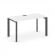 Стайл Проджект Стол письменный SN-59P.SP-002 Белый/Металл Антрацит/Черный Заглушка 1180*600*750 _3863872