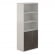 Шкаф высокий Atlas NZ-0302.GS.BT Серый камень Бренсон Трюфель_3239423