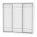 Шкаф-купе B-230х235х60-2(Белый-D7D7D7)_356406