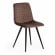 Стул CHILLY X (mod. 7096) ткань/металл, 45x53х88 см, высота до сиденья 50 см, коричневый barkhat 12/черный_372476