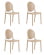 Стул обеденный DOBRIN ALBERT (цвет бежевый) 4 шт_3636521