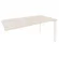 Стол-приставка на П-образном м/к к опорным элементам ONIX O.MP-SPR-4.8 Денвер Светлый/Белый_240947