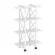 Стеллаж на колесных опорах - 4 полки LOFT  VR.L-MST.K-4.4V Металл белый Белый Бриллиант_227402