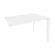 Стол-приставка на П-образном м/к к опорным элементам ONIX O.MP-SPR-2.8 Белый Бриллиант_240932