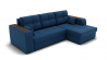 Диван Сенатор-3 НПБ угол левый/правый (ЗР) Цвет фасада: Синий; Тип: Левый/правый; Материал фасада: Металл/Велюр_891137