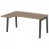 Стол эргономичный левый ONIX WOOD OW.SA-4(L) Дуб Аризона/Темный_212637