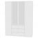 Шкаф распашный R-230х180х45-3-TR-M(Белый)_352509