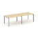 Стайл Проджект Стол переговорный SN-59P.SPRG-014.3 Акация Лорка/Металл Серый 3160*980*750 _3860626
