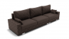 Диван Мартин-2 угол левый/правый (ЗР) Цвет фасада: Коричневый; Тип: Левый/правый; Материал фасада: Металл/Велюр_867615