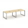 Стайл Проджект Стол переговорный SN-59O.SPRG-012 Акация Лорка/Металл Серый 2360*980*750 _3857920