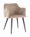 Стул с подлокотниками Джоэл велюр Бежевый_416540