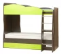 Кровать детская двухъярусная Юниор-2.1 Венге/Лайм_201979