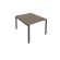 Переговорный стол (1 столешница) Metal System Б.ПРГ-1.1 Вяз/Антрацит_243158