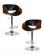 Стул барный DOBRIN JOHN (цвет сиденья черный глянец PU ABD 002) 2 шт_3636784