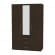 Шкаф распашный R-198х135х60-3-M(Венге)_350956
