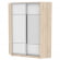 Шкаф-купе YA-198х1250-3(ДСС-Белый-D4D3)_359336