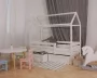 Кровать-домик RooRoom кд-33Р с ящиками Розовый_165891